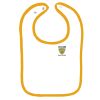 Infant Contrast Trim Terry Bib Thumbnail