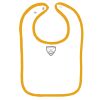 Infant Contrast Trim Terry Bib Thumbnail